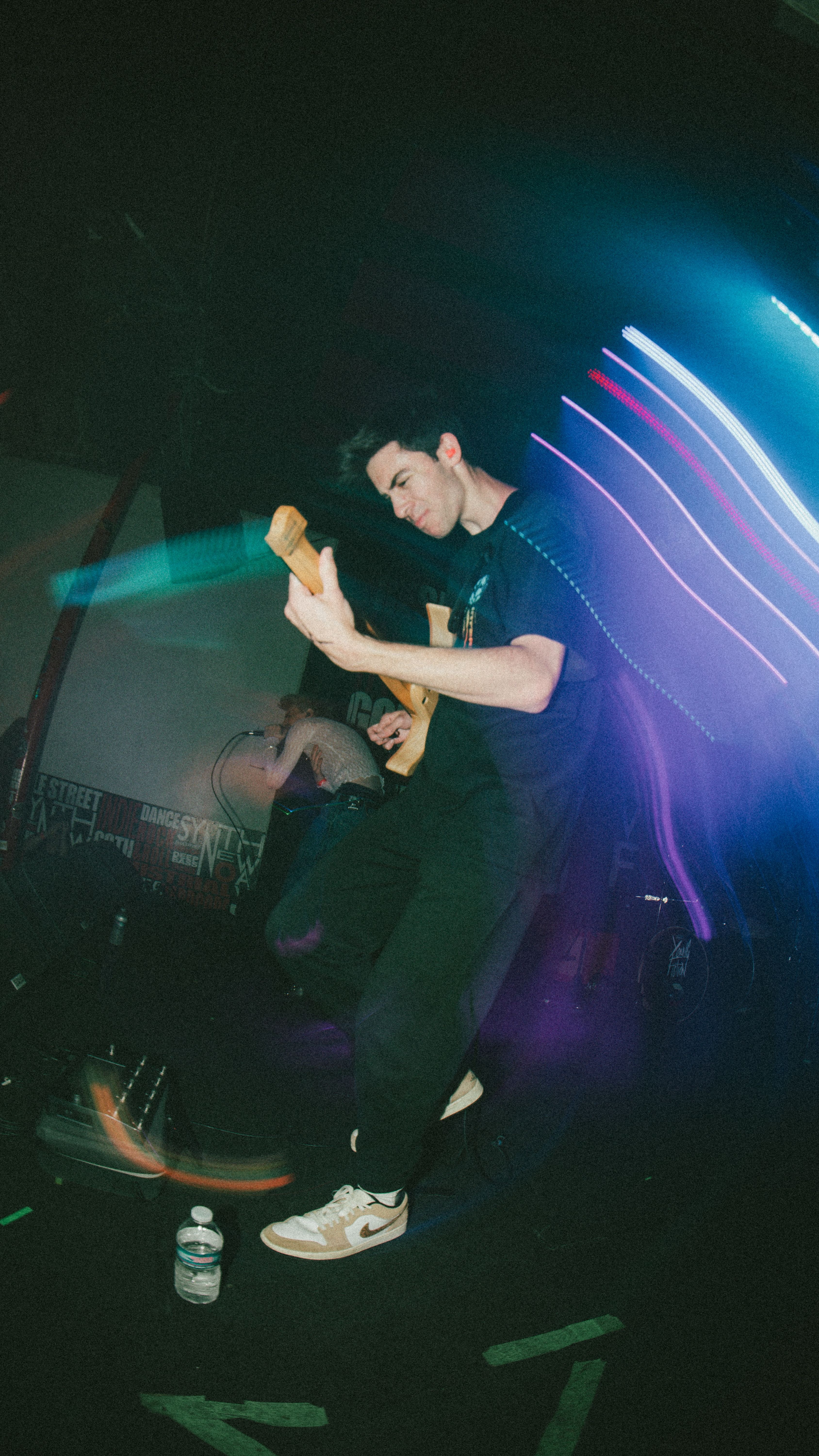 Mike Lundy playing guitar